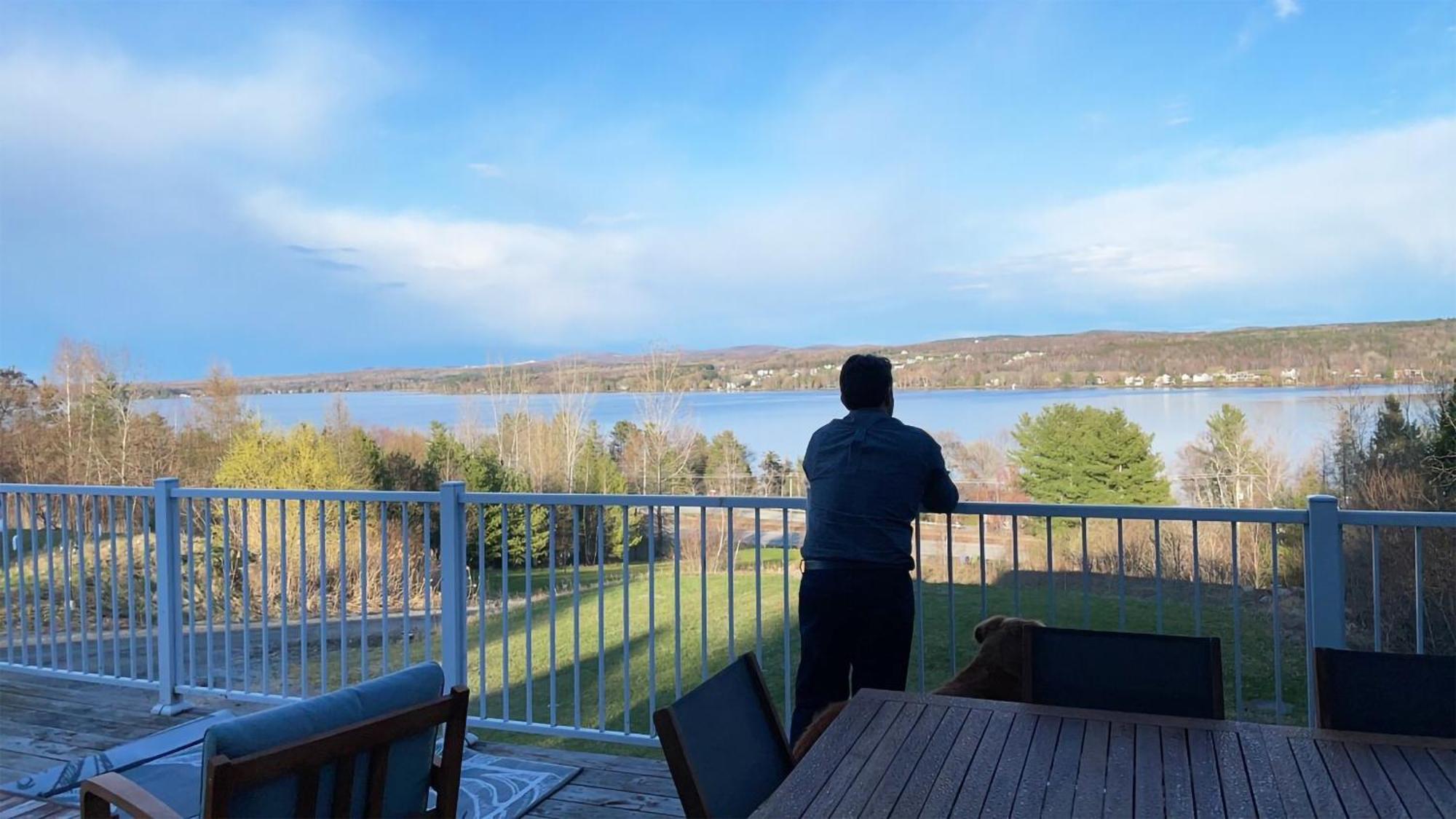 Location Au Sommet Du Lac Magog Exterior foto